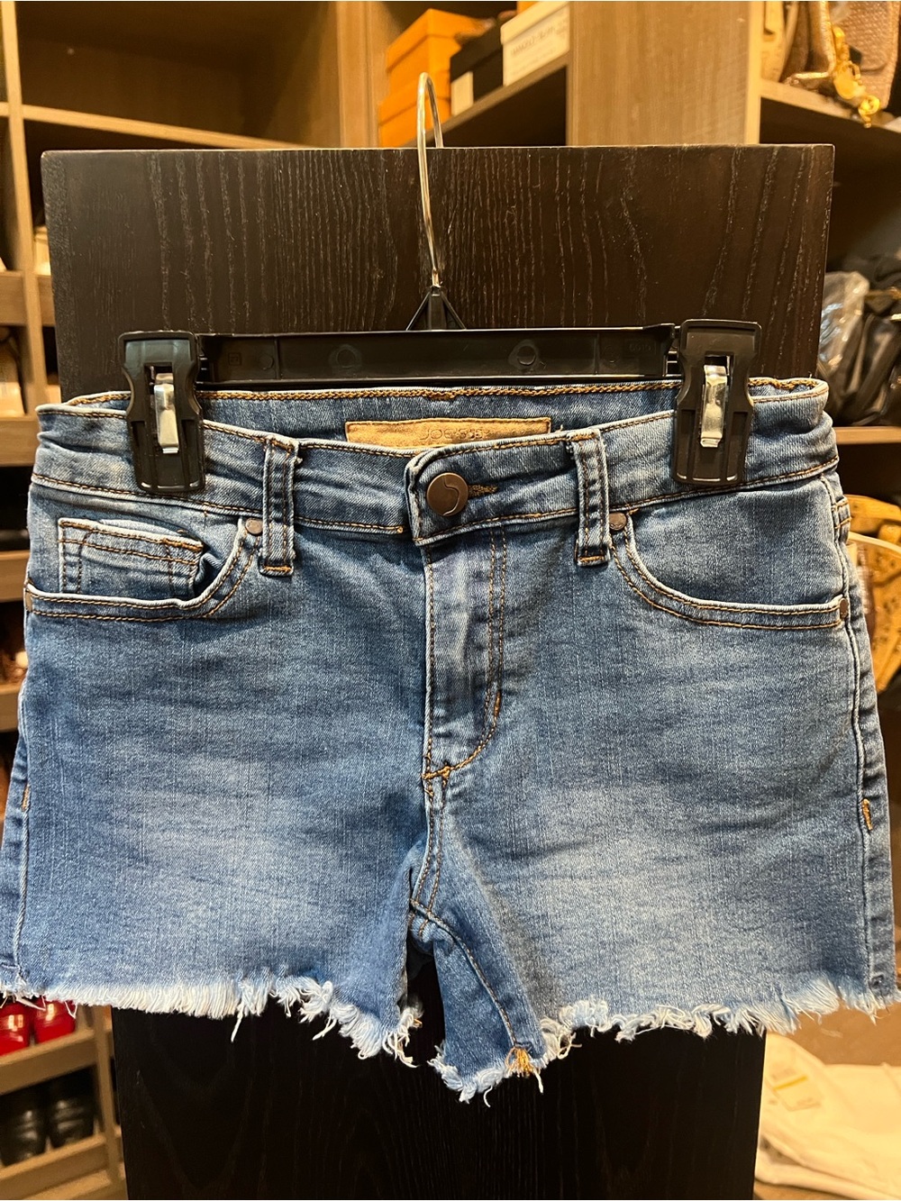 Girls Joe's Jeans Med Blue Denim Cutoff Shorts Sz 10
